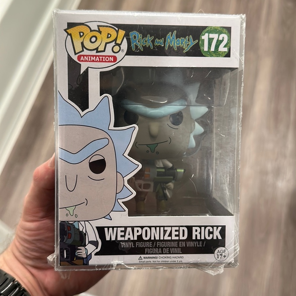 Weaponized Rick Funko Pop Rick and Morty new with case